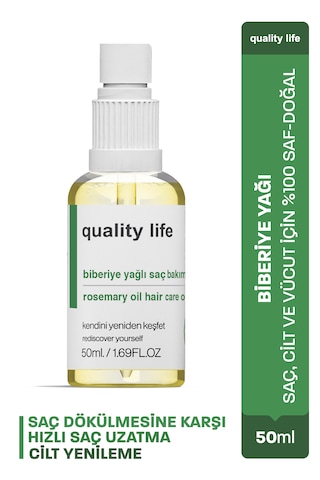 Quality Life Biberiye Saç Bakım Yağı 50 ML