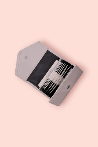 Modica Paris - Vegan Deri Akordiyon Kartlık Cüzdan Şıklık Ve Fonksiyonun Buluştuğu Kusursuz Tasarım Gri