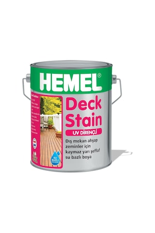 Hemel Deck Stain - Kaydırmaz Yarı Şeffaf Boya ( 2.5 Lt )