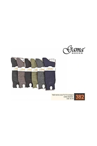 Moda Dua Gama 382 Erkek Merinos Yün Çorap ÇoK Renkli