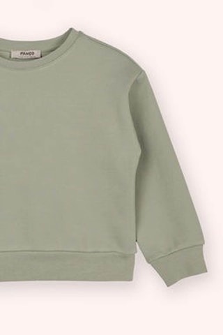 Panço Haki Kız Çocuk Sweatshirt 2511gk08016 Haki