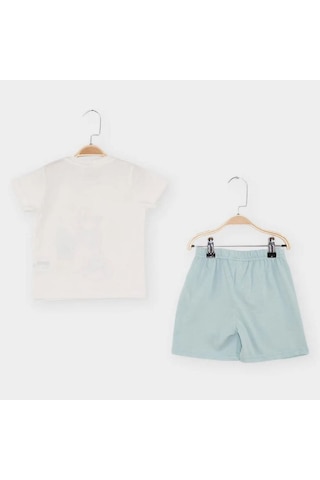 Çimpa Mickey Bebe Pijama Takımı 21741 Ekru