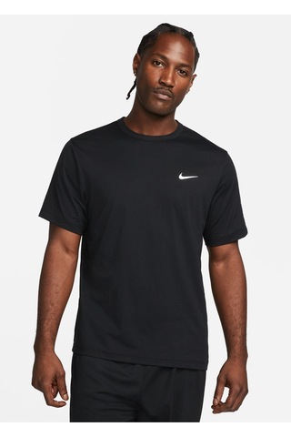 Nike Bisiklet Yaka Düz Siyah Erkek T-shirt Dv9839-010 M Nk Df Uv Hyverse Ss