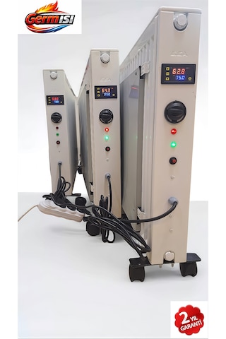 Germısı Hybrit İnverter Elektrikli Petek Radyatör 3kademe Turbo Modlu 60x90cm 500WATT-1500watt