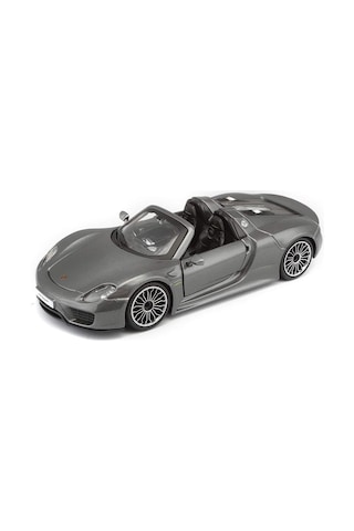 Bburago Porsche 918 Spyder Gri 1 24 Model Araba