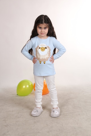 Teenyweenykids Koyun Baskı Pijama Takımı Mavi
