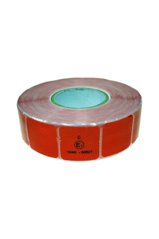 Nyf Fosfor Bant Parçalı Reflektiv 5,1 Cm X 50 Mt Kırmızı E Belgeli Bx14 069