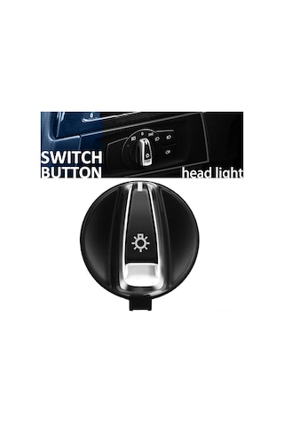 Maiyame Bmw 1 Serisi E88/e82 , 3 Serisi E90/e91 , X1 E84 İçin Abs Plastik Far Kontrol Anahtarı Düğmesi - Parça No: 61319169405