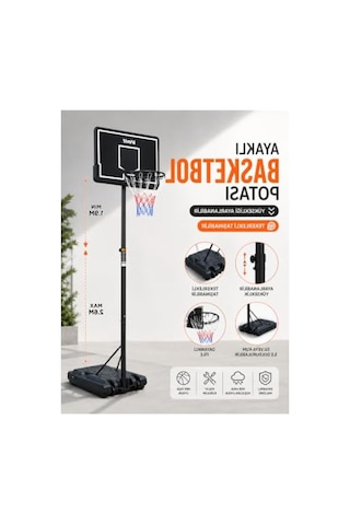 Ayaklı Basketbol Potası İle Dış Mekan Oyun Keyfi