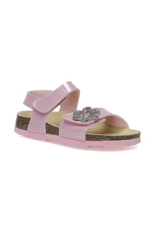 Superfit 1-000118-5500 Pembe Kız Çocuk Düz Sandalet 101560776 Pembe