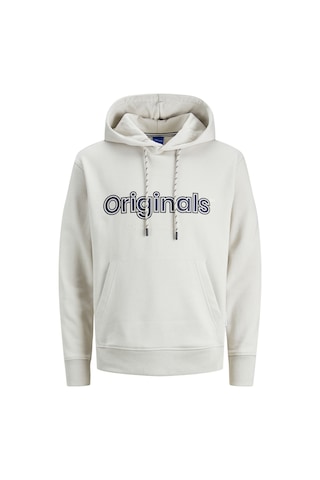 Jack & Jones Kapüşon Yaka Krem Erkek Sweatshırt 12246802 Jorlakewood Sweat Hood Bf
