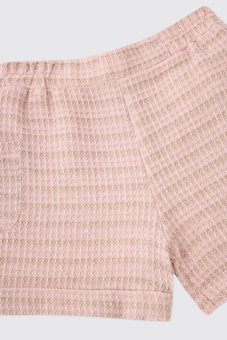 Panço Kız Çocuk Pudra Şort 2521gk07016 Pembe