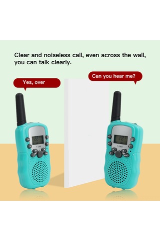 Qingmipy Çocuklar İçin Kablosuz Konuşur Cihazı - Akıllı Gelişim Ve Aile Etkileşimi İçin Dayanıklı Abs Malzeme, 2'li Paket Pil Yok Yeşil