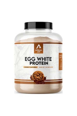 Egg White Protein Tozu Kurabiye Aromalı - 80 Servis -2400 Gr