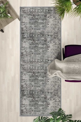 Yıkanabilir Yolluk 118 Gri