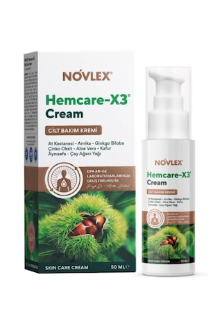 Novlex Hemcare X3 Cilt Bakım Kremi 50 ML
