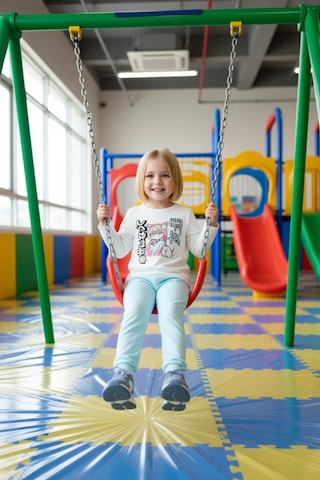 Ersefa Kız Çocuk Karakter Baskılı Pamuklu Pijama Seti Kaliteli Şık Rahat Ekru
