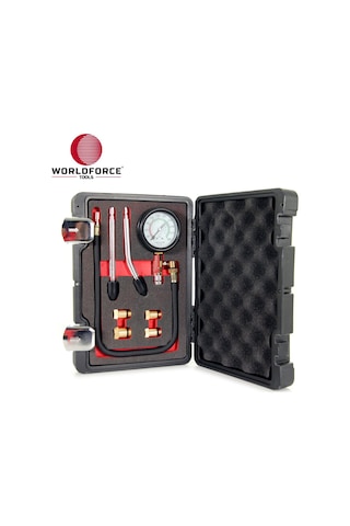 Worldforce Profesyonel Kompresyon Test Kiti 0-20 Bar Benzinli-Lpg