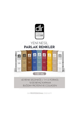 Dlr Kalıcı Saç Boyası 7.9 - Kumral Tütün- Yoğun Beyaz Kapatma-renk Ve Parlaklık