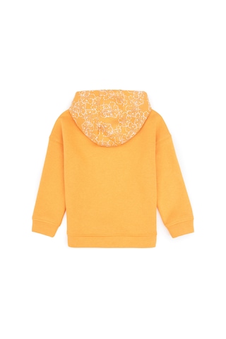 U.S. Polo Assn. Kız Çocuk Turuncu Kapüşonlu Sweatshirt 50311717-VR244