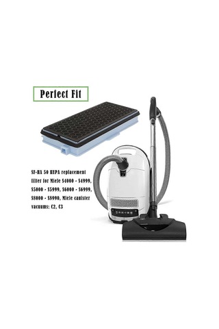 Miele Kompakt C1-c2 Elektrikli Süpürge Parçası İçin 3x Hepa Filtresi