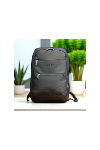 Laptop Gözlü Ve Körüklü İnce Tasarım Sırt Çantası Baggaj S24130 Siyah