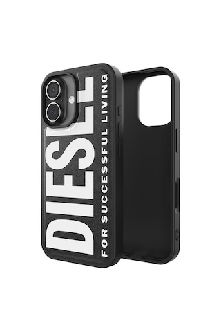 Diesel Apple iPhone 17 Uyumlu Magsafe Destekli Core Kalıplı Kılıf - Siyah/beyaz