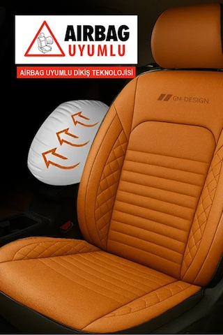 Mercedes-benz /8 W114 280 E 114.062 185 Hp 1973 Uyumlu İstanbul Serisi Deri Taba Oto Kılıfı Tam Set
