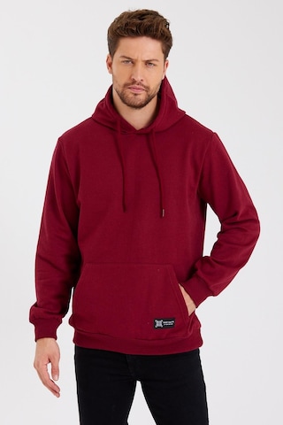 MMetalic Kanguru Cepli Kapüşonlu İçi Pamuklu Erkek Sweatshirt