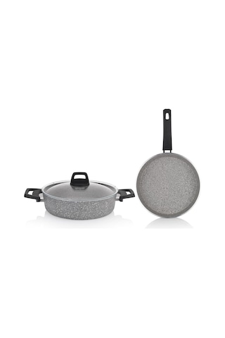 Schäfer Eternal Basık Tencere 26cm+tava 26cm-2 Li Set-gri Genel
