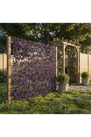 Koçtaş Yaprak Çit Mor Yapraklı 90x180