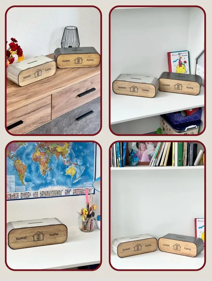 Staffamily Ahşap Para Kumbarası 94821276