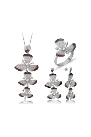 Gümüş Çiçek Kadın Set (551168010)