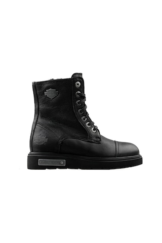 Harley Davidson Tums New Kadın Günlük Bot 025Z100630-BLACK-BASKILI-DERI Siyah