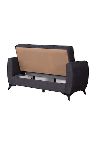 Linda Iki Kişilik Kanepe Yüksek Ayaklı Antrasit Antrasit