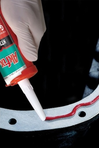 Akfix Ht300 Yüksek Isı Silikonu Sıvı Conta 310Ml Kırmızı