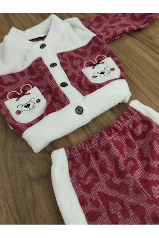 Egişbaby Kız Bebek Baskılı İkili Takım Çok Renkli