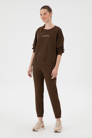 U.S. Polo Assn. Kadın Kahverengi Şardonlu Jogger Eşofman Altı 50313581-VR029