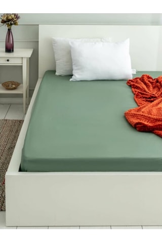 Tek Kişilik 100X200 Lastikli Penye Çarşaf-Asker Yeşili Tek Kişilik 100X200 Lastikli Penye Çarşaf-Asker Yeşili