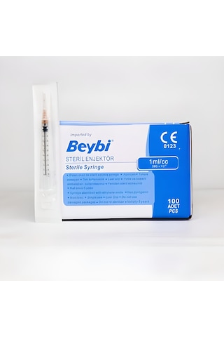 Beybi İnsülin Enjektörü 26 G 1 ML 2 x 100 Adet