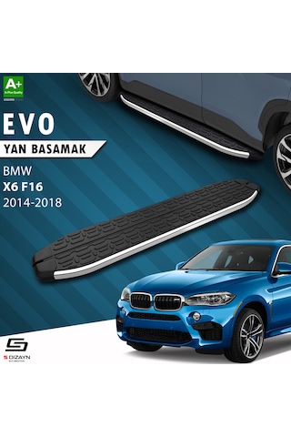 S-dizayn Bmw X6 F16 Evo Krom Yan Basamak 193 Cm 2014-2018 A+ Kalite