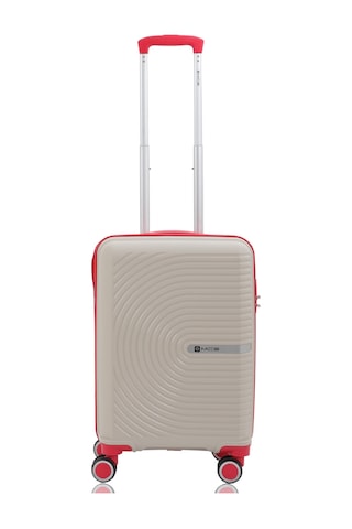 Mçs Polipropilen Valiz V374 55 Cm S21yy100000655 00422 Kemik/kırmızı