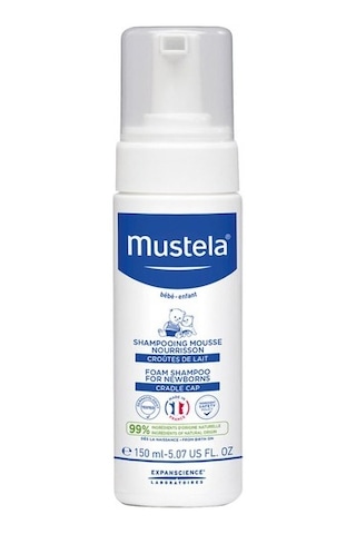 Mustela Yenidoğan Konak Önlemeye Yardımcı Bebek Köpük Şampuan 150 ML