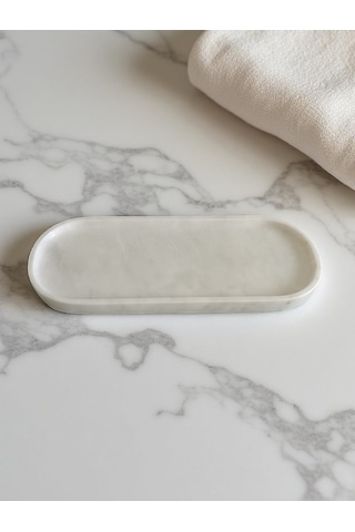 Mermer Banyo Düzenleyici Tepsi Gri