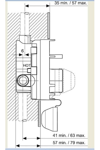 Ideal Standard Ank.Banyo-Duş Batarya Sıva Altı A2650Nu