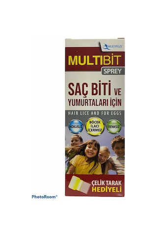 Multibit Saç Biti ve Yumurtaları Spreyi 100 ML + Çelik Tarak