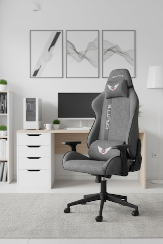 Breeze Brz Oyuncu Koltuğu Nefes Alabilir Kumaş Ergonomik Gaming Koltuk Gri Çok Renkli
