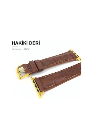 Dxl El Yapımı Hakiki Deri Kutulu İos Watch Uyumlu Kordon 38mm 40mm 41mm Uyumlu Watch Ultra Kayış