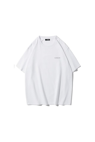 Brz Collectıon Brz Collection Unisex Oversize Time Is Cash T-shirt Beyaz