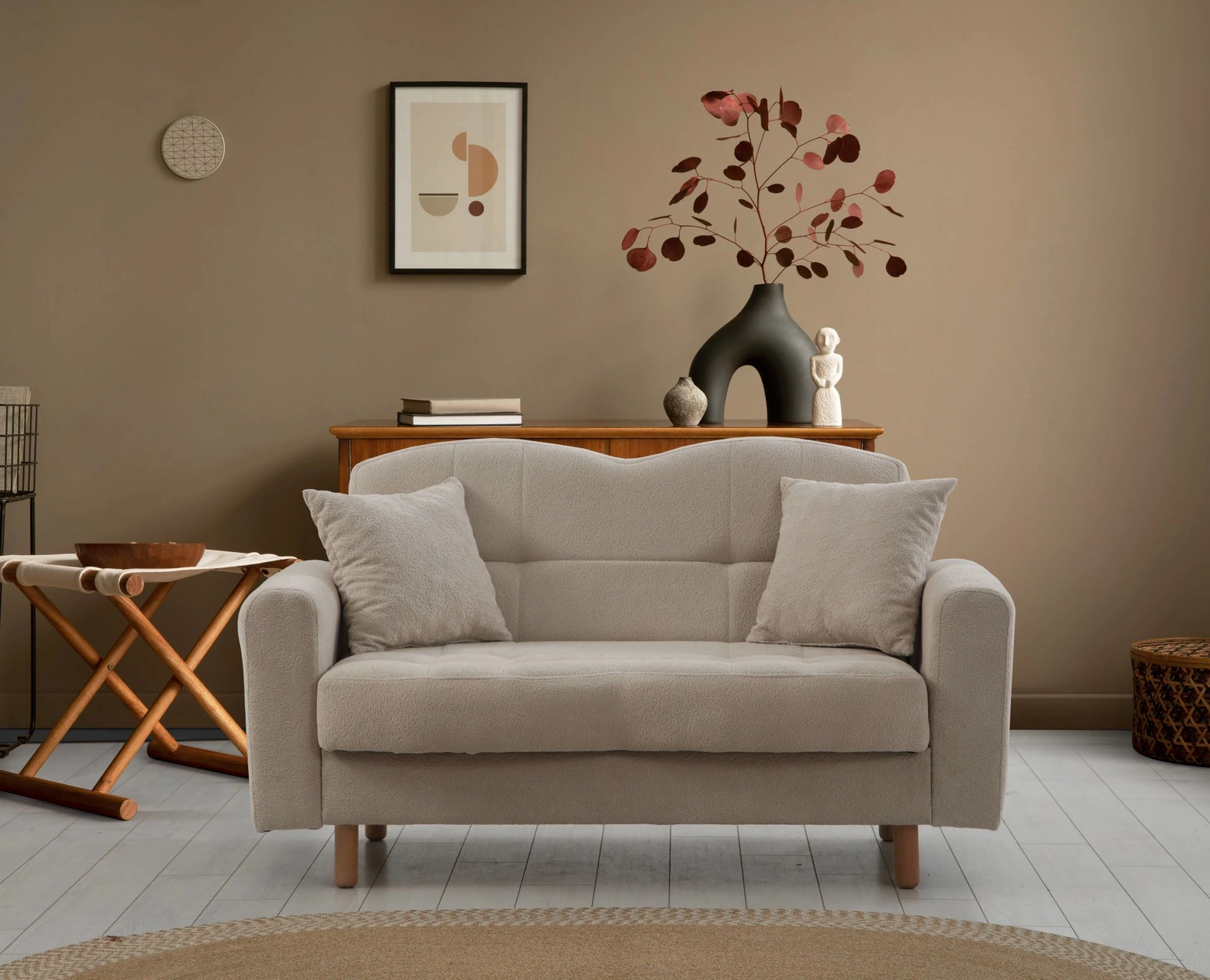 Lotus 2'li Koltuk Coco03 Bej